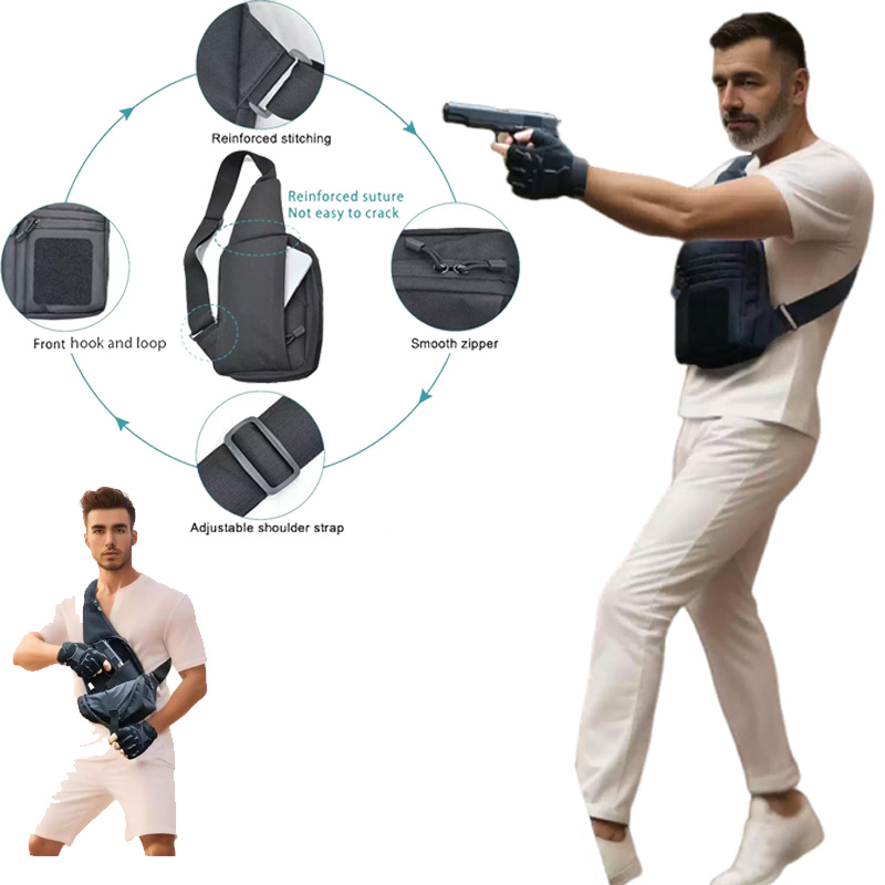 Tactical Pistol Gun Bag Concea - đánh giá và giá Edc Concealed Carry Sling Bag