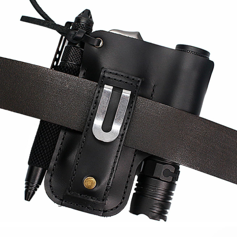 EDC Leather Flashlight Tool Ho - đánh giá và giá Edc Concealed Carry Belt