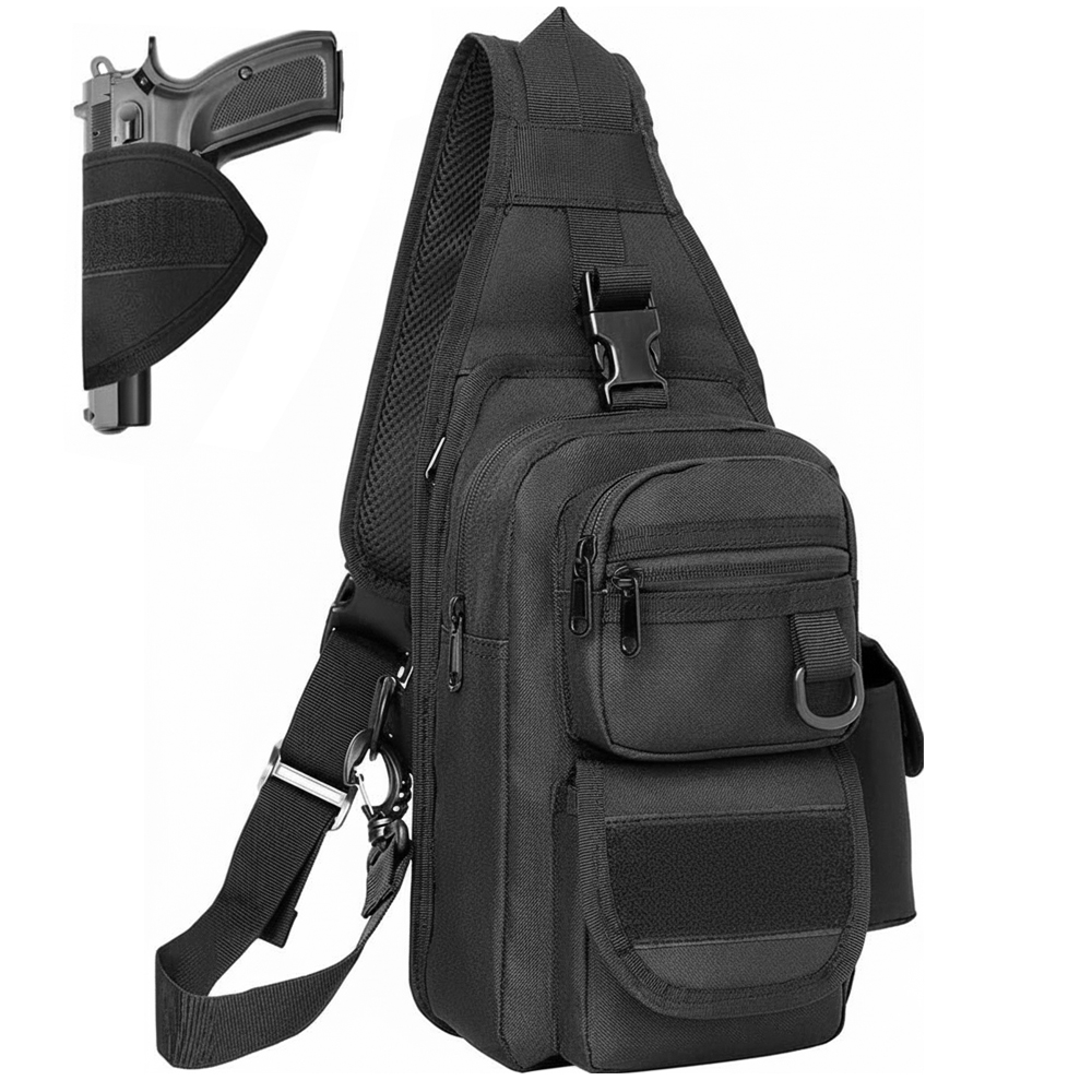 Concealed Carry Pistol Gun Bag - đánh giá và giá Edc Concealed Carry Sling Bag