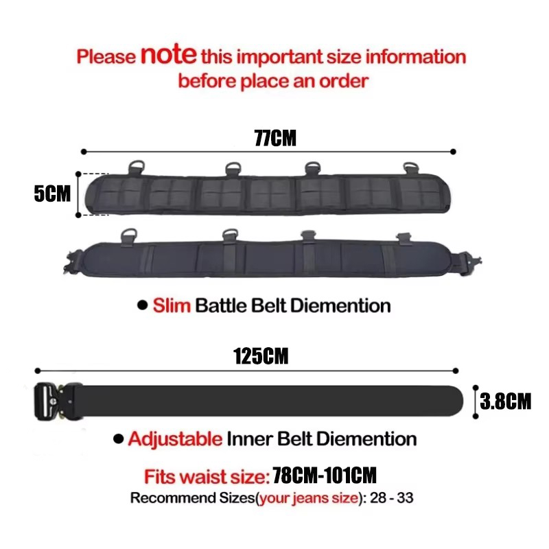 Quick Release Tactical Nylon B - đánh giá và giá Edc Concealed Carry Belt