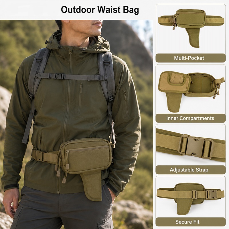 Multifunctional Waist Bag Nylo - đánh giá và giá Edc Concealed Carry Belt